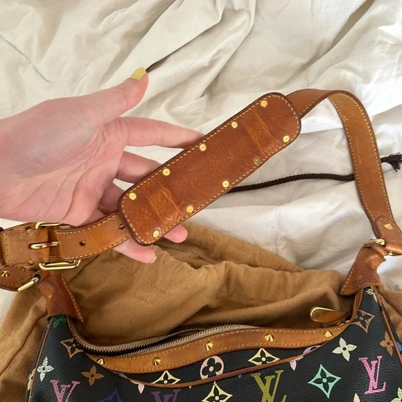 Louis Vuitton Black Multicolor Takashi Murakami shoulder bag - Picture 5 of 8